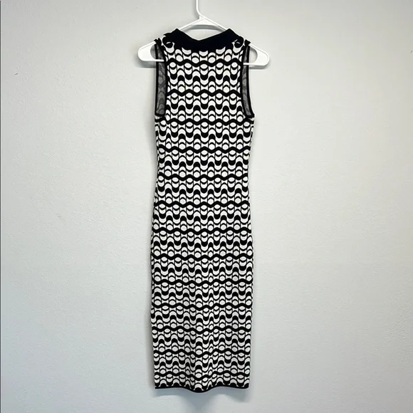 ✨House of Harlow 1960 Black and White Geometric Sheath Dress 👗 - Picture 9 of 13